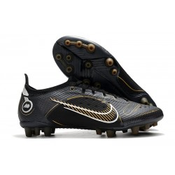 Nike Mercurial Vapor XIV Elite AG PRO Negro Dorado Metalizado Plateado Metalizado