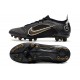 Nike Mercurial Vapor XIV Elite AG PRO Negro Dorado Metalizado Plateado Metalizado