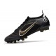 Nike Mercurial Vapor XIV Elite AG PRO Negro Dorado Metalizado Plateado Metalizado