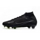 Nike Zoom Mercurial Superfly IX Elite FG Negro DK Gris Humo Cumbre Blanco Voltio