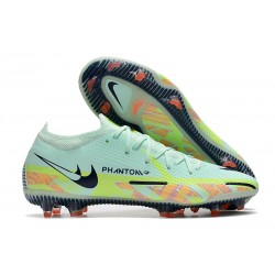 Bota Nike Phantom GT2 Elite FG Menta Espuma Oscuro Azul Ghost Verde