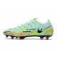 Bota Nike Phantom GT2 Elite FG Menta Espuma Oscuro Azul Ghost Verde