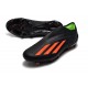 Bota de fútbol adidas X Speedportal+ FG Negro Rojo Solar Verde