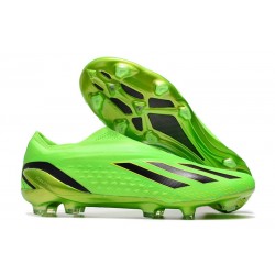 Bota de fútbol adidas X Speedportal+ FG Solar Verde Negro Amarillo Solar