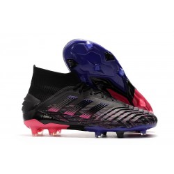 Botas de fútbol adidas Predator 19+ Fg - Negro Rosa Azul