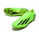 Bota fútbol adidas X Speedportal+ FG Solar Verde Negro Amarillo Solar