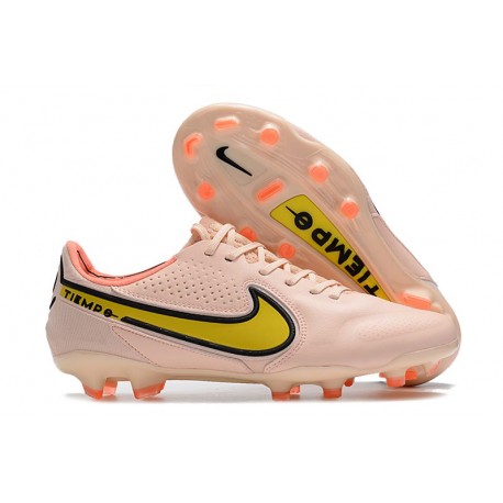 Nike Botas Hombre Tiempo Legend 9 Elite FG Guava Hielo Amarillo Strike Brillo de Atardecer