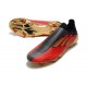 Zapato adidas X Speedflow+ FG Rojo Dorado Metálico Negro