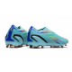 Bota de fútbol adidas X Speedportal+ FG Transparente Agua Rojo Azul