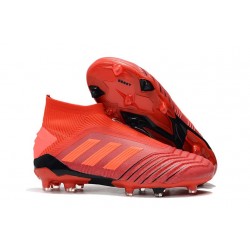 Botas de fútbol adidas Predator 19+ Fg - Rojo