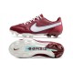 Nike Botas Tiempo Legend 9 Elite FG Team Rojo Blanco Mystic Hibiscus