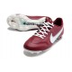 Nike Botas Tiempo Legend 9 Elite FG Team Rojo Blanco Mystic Hibiscus