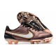 Nike Botas Hombre Tiempo Legend 9 Elite FG Morado Espacio Blanco