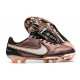 Nike Botas Hombre Tiempo Legend 9 Elite FG Morado Espacio Blanco