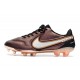 Nike Botas Hombre Tiempo Legend 9 Elite FG Morado Espacio Blanco