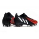 adidas Predator Edge.1 Low FG Negro Rojo Blanco