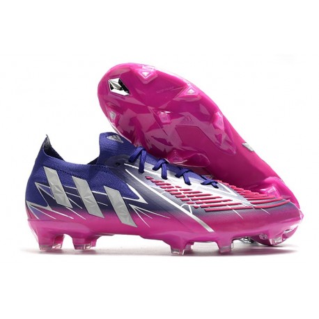 adidas Predator Edge.1 Low FG Team Collegiate Morado Plateado Metálico Team Rosa 2