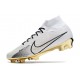 Nike Zoom Mercurial Superfly IX Elite FG Blanco Negro Oro