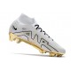 Nike Zoom Mercurial Superfly IX Elite FG Blanco Negro Oro