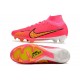 Nike Zoom Mercurial Superfly IX Elite FG Rosa Amarillo