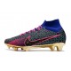 Nike Zoom Mercurial Superfly IX Elite FG Rosa Violet Azul