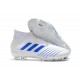 Botas de fútbol adidas Virtuso Predator 19+ Fg - Blanco Azul