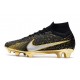 Nike Zoom Mercurial Superfly IX Elite FG Negro Metal Oro