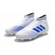 Botas de fútbol adidas Virtuso Predator 19+ Fg - Blanco Azul