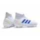 Botas de fútbol adidas Virtuso Predator 19+ Fg - Blanco Azul