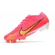 Nike Air Zoom Mercurial Vapor 15 Elite FG Rosa Amarillo