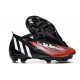 adidas Predator Edge.1 FG Bota Negro Rojo Blanco