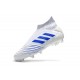 Botas de fútbol adidas Virtuso Predator 19+ Fg - Blanco Azul