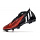 adidas Predator Edge.1 FG Bota Negro Rojo Blanco