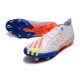 adidas Predator Edge.1 FG Bota Blanco Amarillo Solar Azul