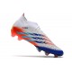 adidas Predator Edge.1 FG Bota Blanco Amarillo Solar Azul