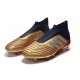 Botas de fútbol adidas Predator 19+ Fg - Oro Plata Rojo