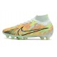 Nike Zoom Mercurial Superfly IX Elite AG Casi Verde Oscuro Azul Total Naranja