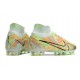 Nike Zoom Mercurial Superfly IX Elite AG Casi Verde Oscuro Azul Total Naranja