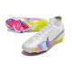 Nike Zoom Mercurial Superfly 9 Elite FG Blanco Azul Rosa