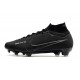 Nike Zoom Mercurial Superfly 9 Elite FG Negro