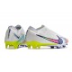 Nike Zoom Mercurial Vapor XV Elite FG Blanco Rosa Azul