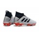 Botas de fútbol adidas Predator 19+ Fg - Plata Negro Rojo