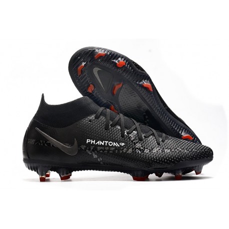 Bota Nike Phantom GT II Elite DF FG Negro DK Gris Humo Cumbre Blanco