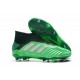 Botas de fútbol adidas Predator 19+ Fg - Verde Plata