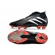 Tacos de Futbol adidas Predator Edge+ FG Negro Blanco Rojo