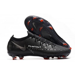 Bota Nike Phantom GT2 Elite FG Negro DK Gris Humo Cumbre Blanco