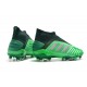 Botas de fútbol adidas Predator 19+ Fg - Verde Plata