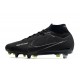 Nike Zoom Mercurial Superfly IX Elite SG Negro DK Gris Humo Cumbre Blanco Voltio