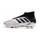 Botas de fútbol adidas Predator 19+ Fg - Plata Negro