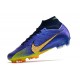 Nike Zoom Mercurial Superfly 9 Elite FG Violeta Amarillo